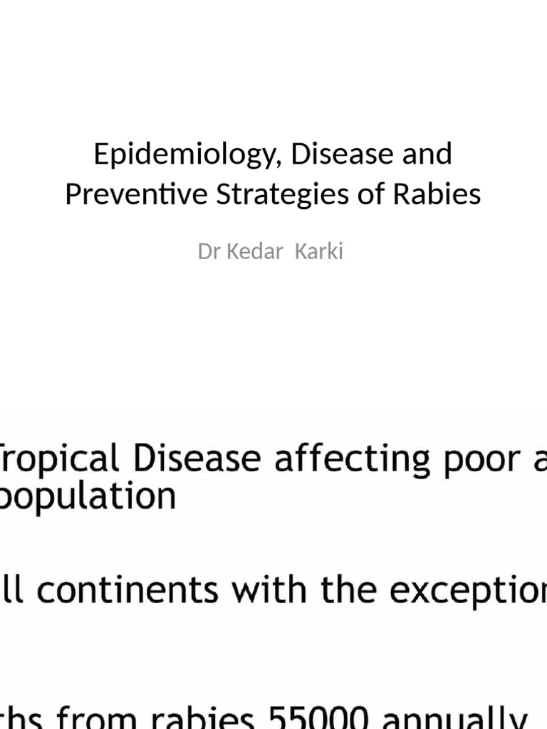 Epidemiology, Disease and Preventive Strategies of Rabies | PDF