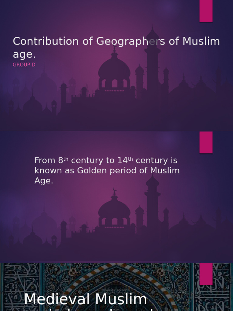 Contributions of Muslim Geographers | PDF | Geography | History