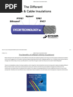 Electrical Wire Coating Types and Uses | PDF | Insulator (Electricity ...