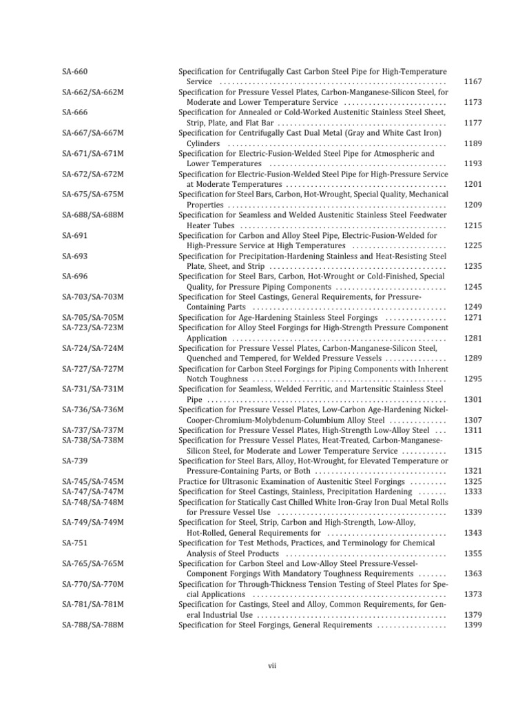 Beginning To Sa-450) - 8-12 Asme Sec 2 Part A 2015 | PDF