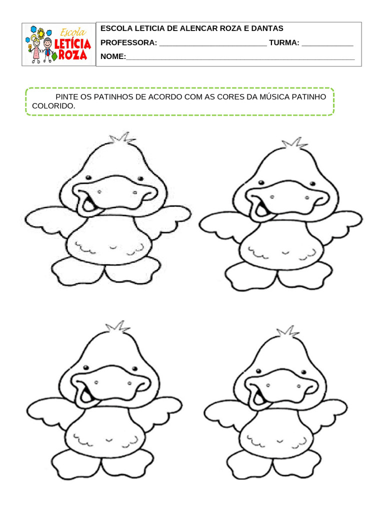 Atiividade de 2 anos pdf