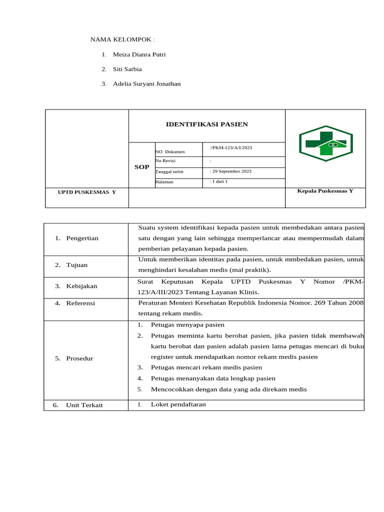 Sop Bab V | PDF