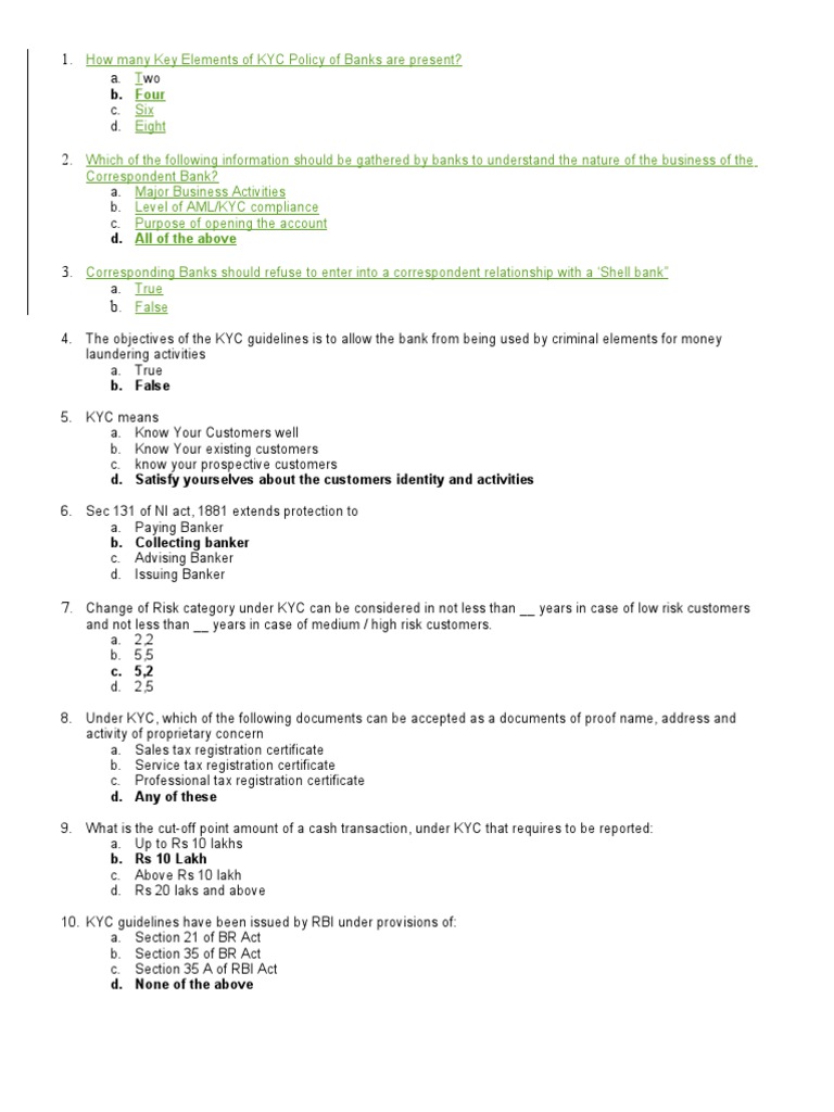 Kyc Question Money Laundering Financial Action Task Force On