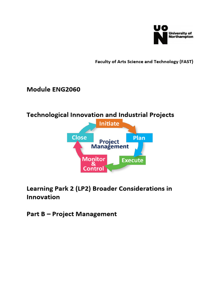 Learning Pack 2 Part B Project Management | PDF