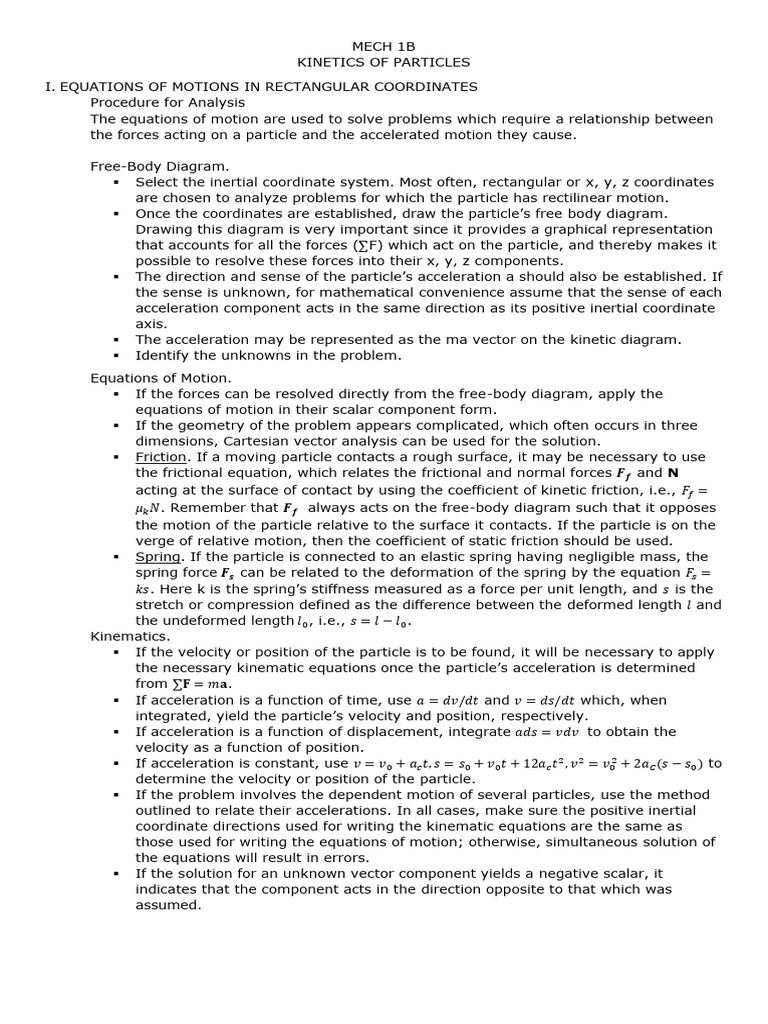 Kinetics-2 1 | PDF