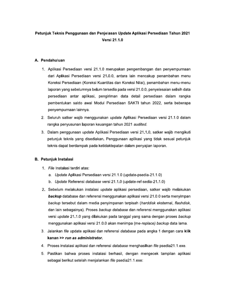 Petunjuk update 21 1 pdf