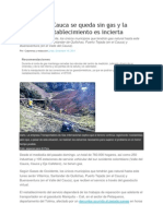 El Pais El Valle Del Cauca Se Queda Sin Gas y La Fecha de Restablecimiento Es Incierta