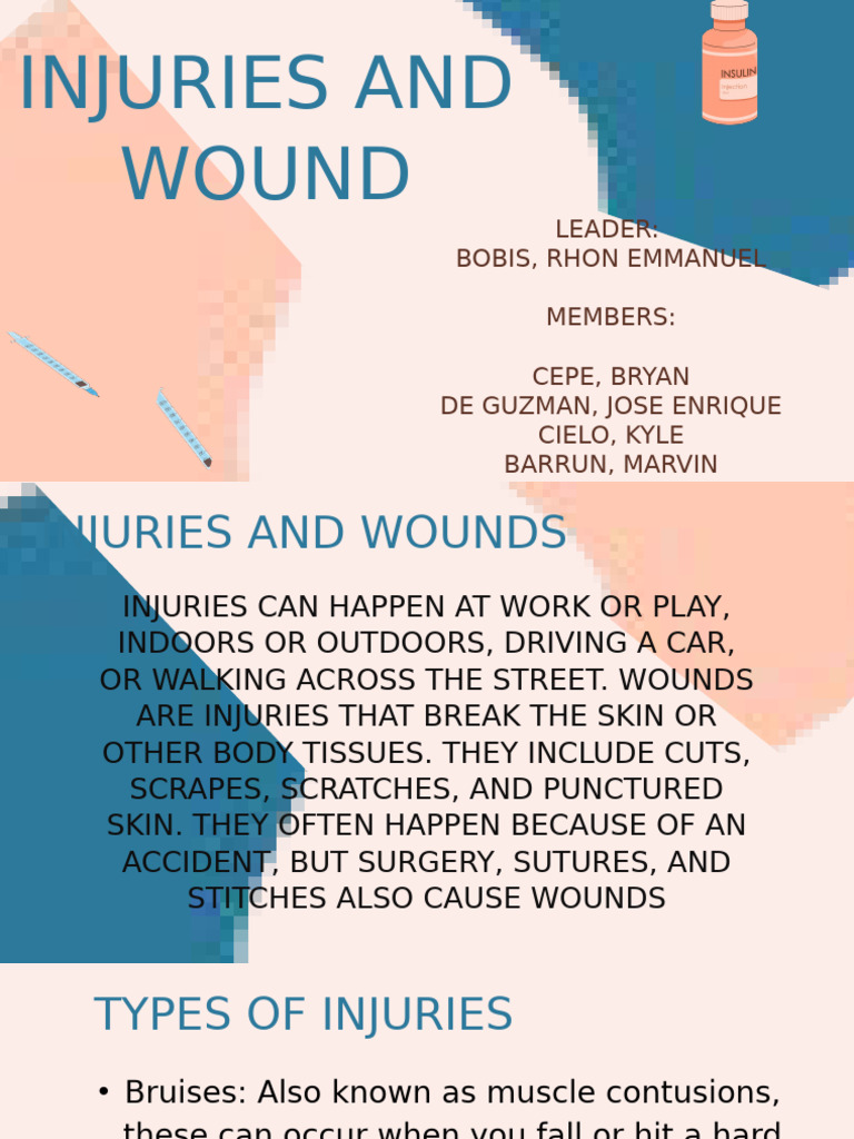 INJURIES-AND-WOUND | PDF