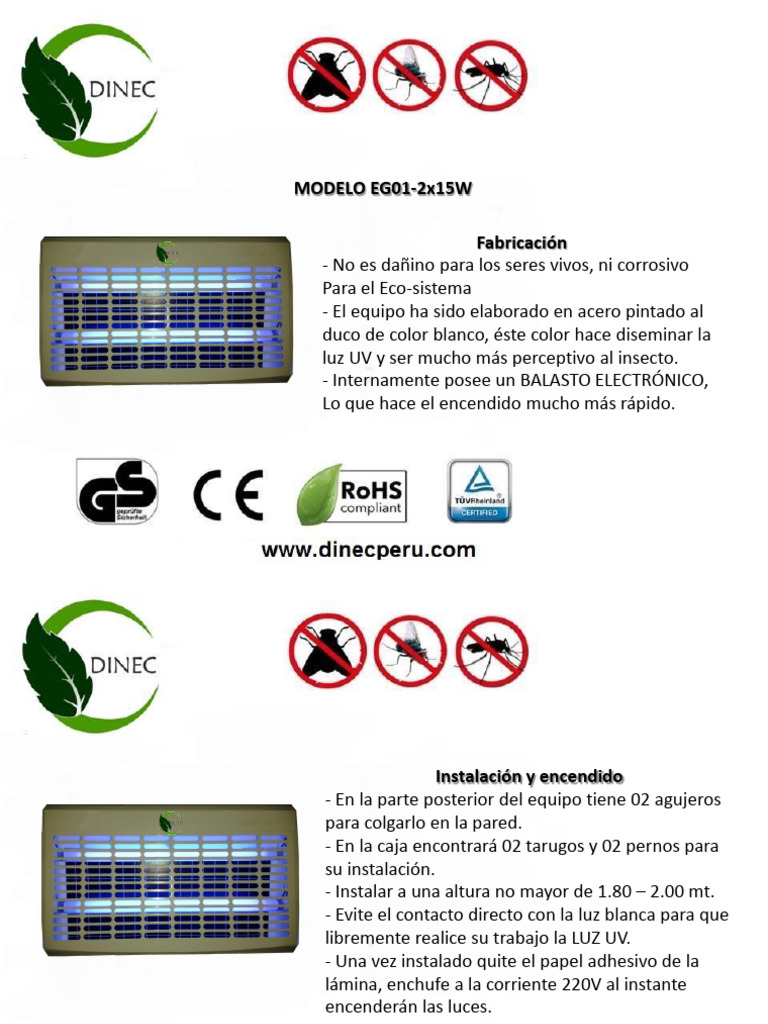 Presentación de Los Mata Insectos Electrónicos | PDF