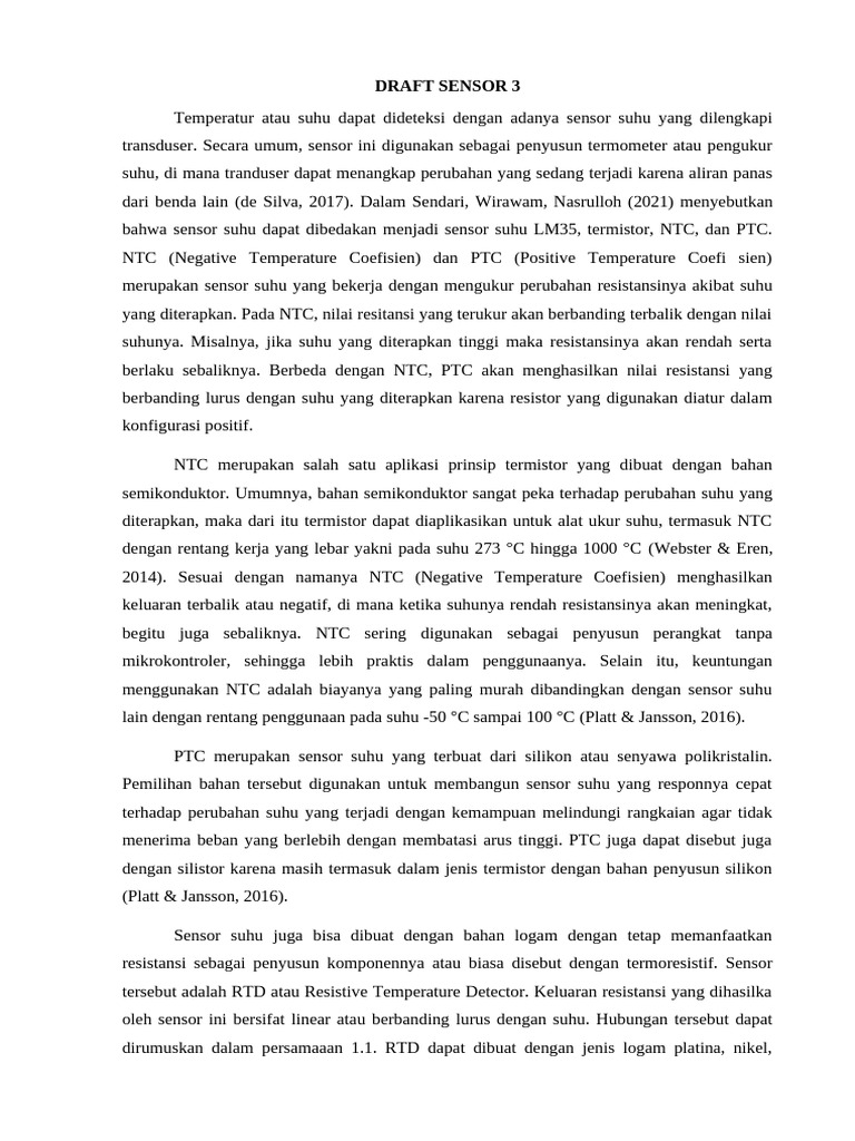 Draft Sensor 3 | PDF
