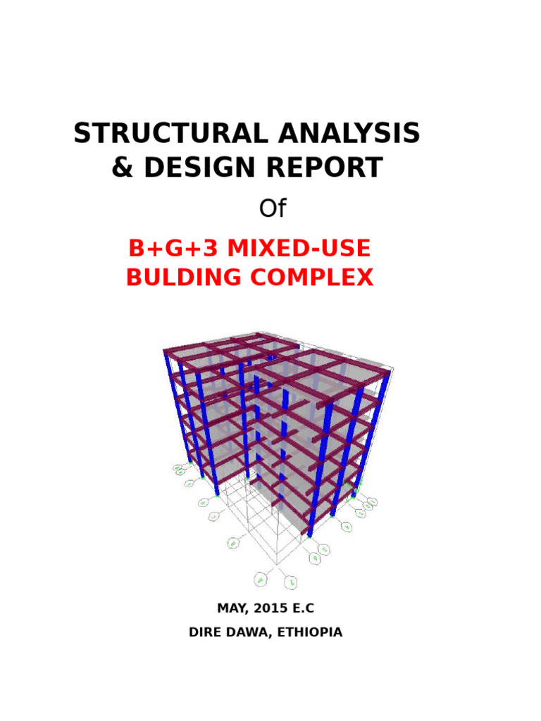 Harer G+4 Statical Report | PDF