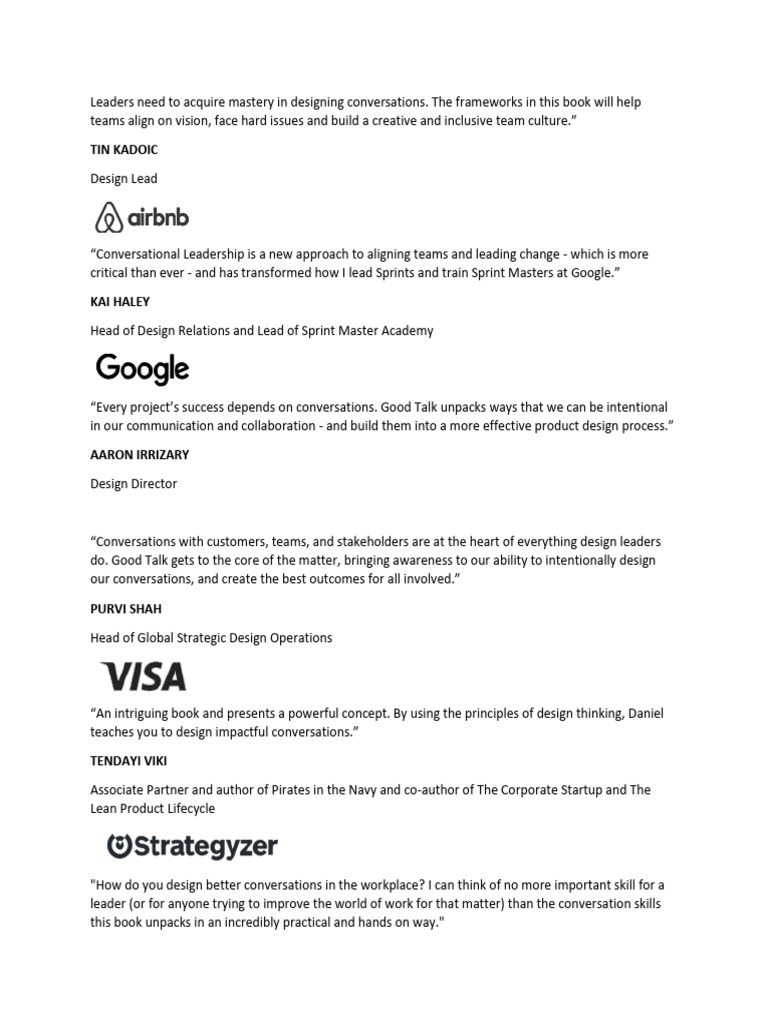 Good Talk 2 | PDF