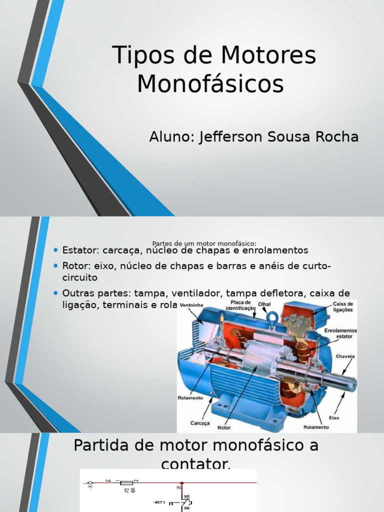 Tipos de Motores Monofásicos | PDF