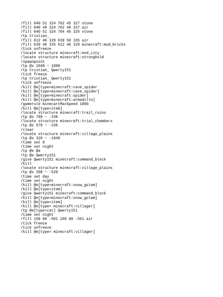 Command history pdf