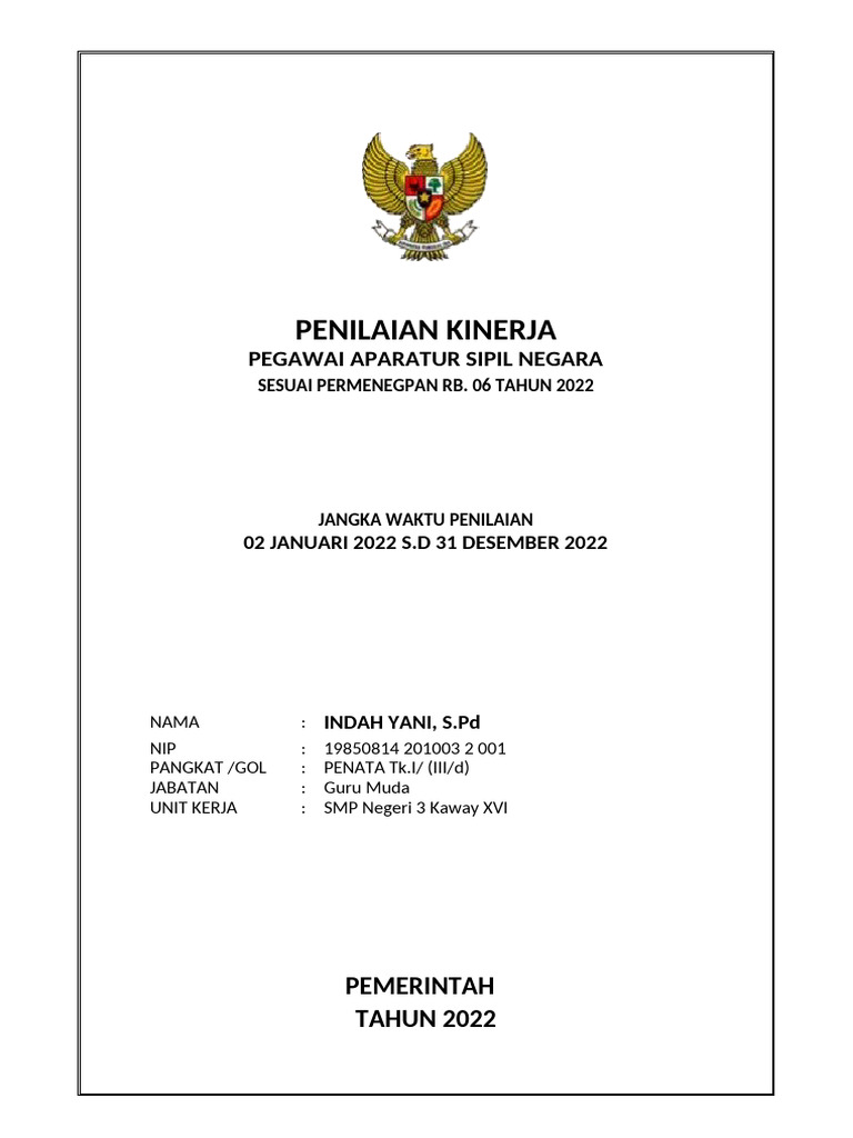 01 SKP - 2022-KS (2023) Sudah Edit | PDF