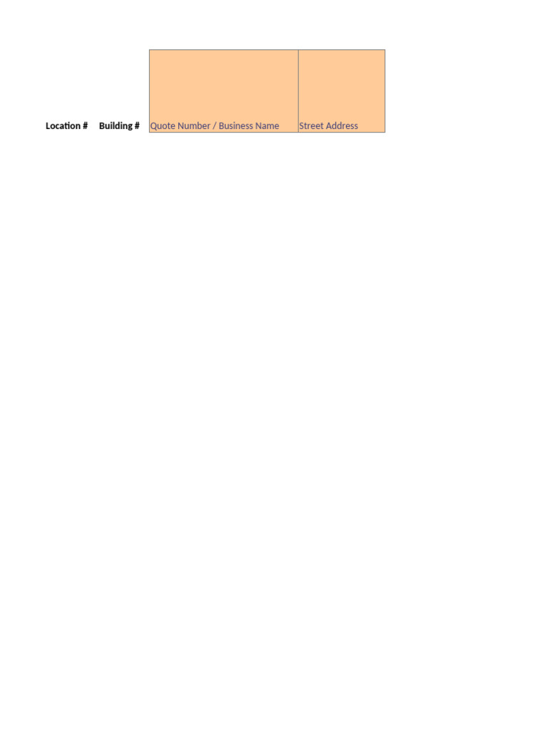 BiBERK BOP Multi Location or Building Update Form v10 | PDF
