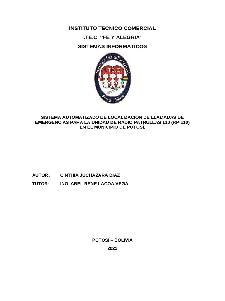 Instituto Tecnico Comercial Pdf