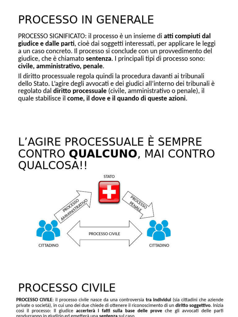 Tre Tipologie Di Processo | PDF