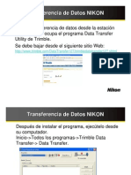 Transfer en CIA de Datos NIKON