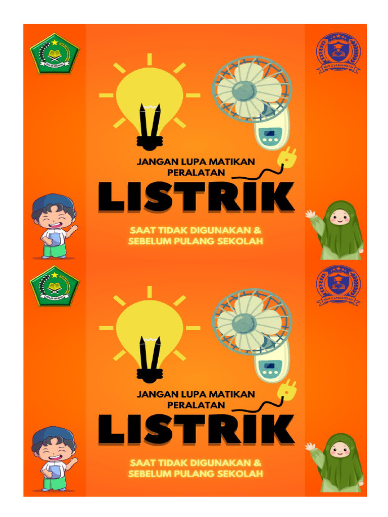 Poster Matikan Peralatan Listrik | PDF