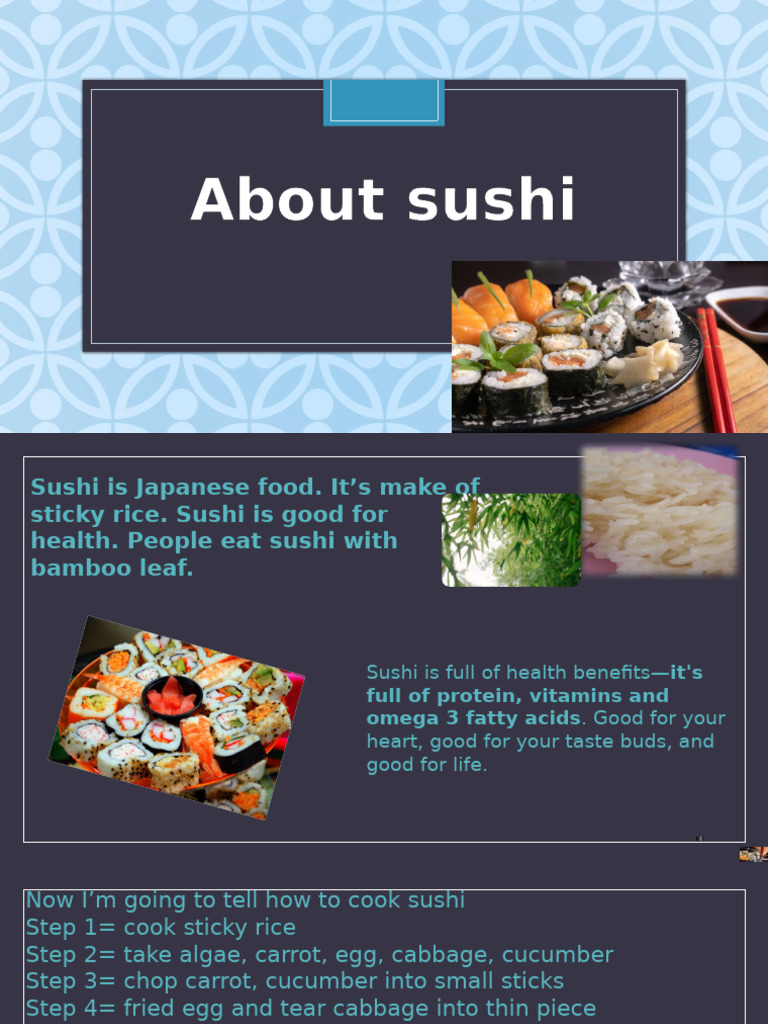 About Sushi | PDF