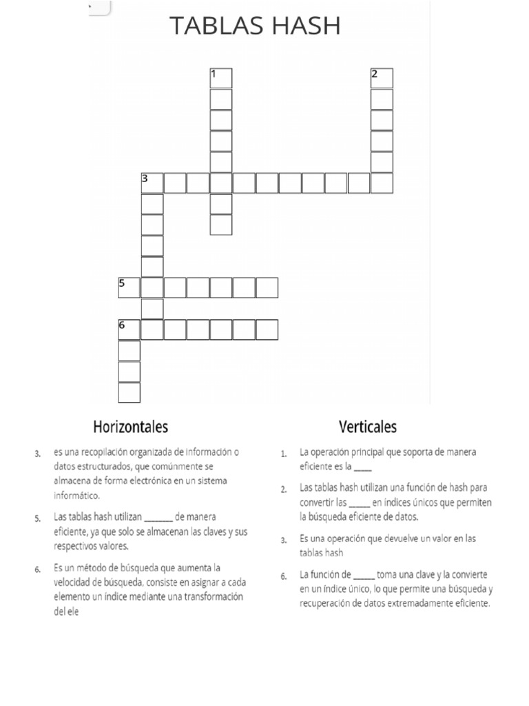 Actividad crucigrama eq2 pdf