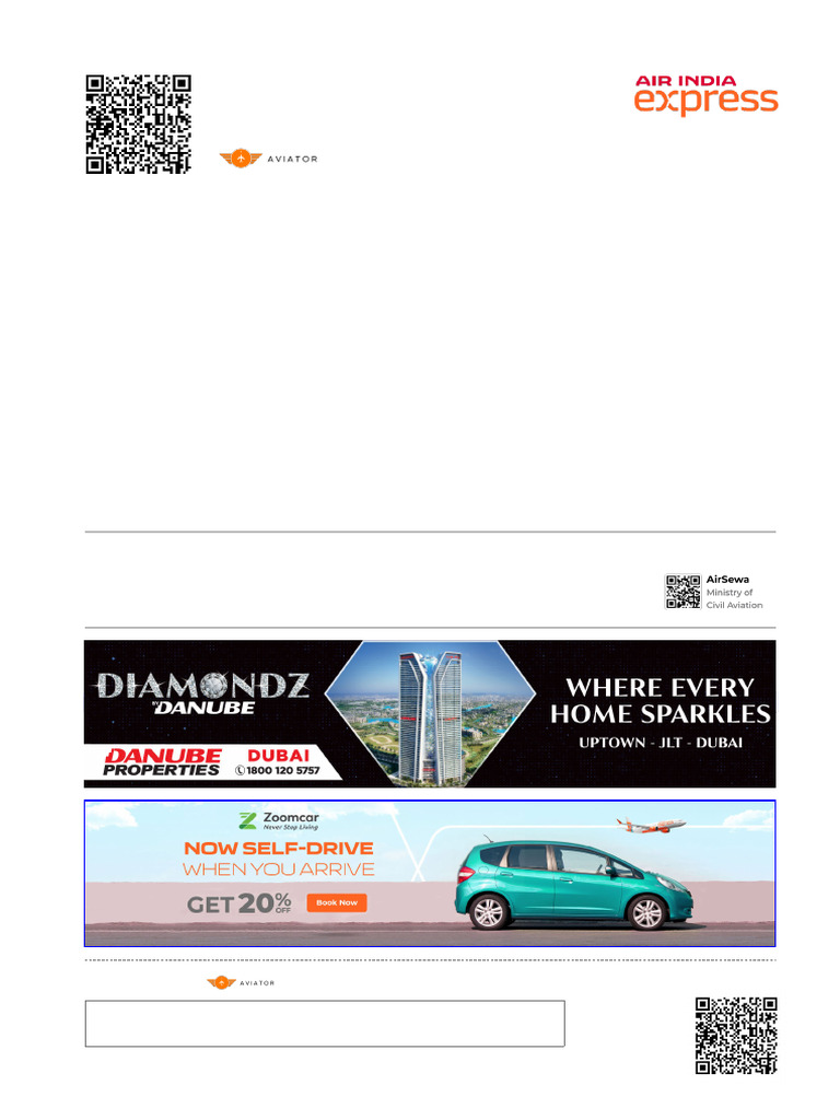 Air India Express Boarding Pass | PDF