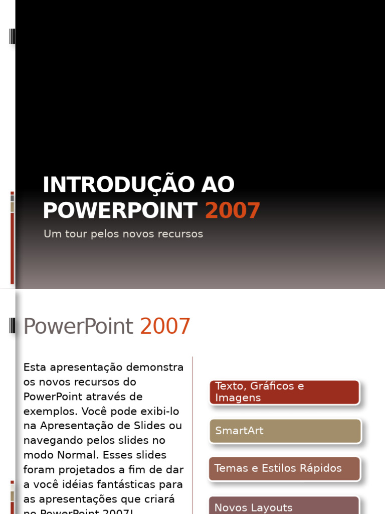 InTrodução Ao PowerPoint 2007 | PDF