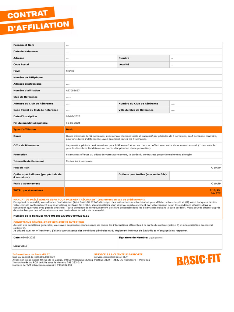 Basic Fit | PDF