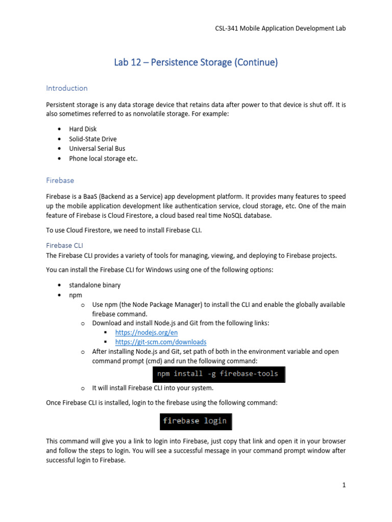Lab 12 Manual 12122023 021732pm | PDF | Command Line Interface | Databases