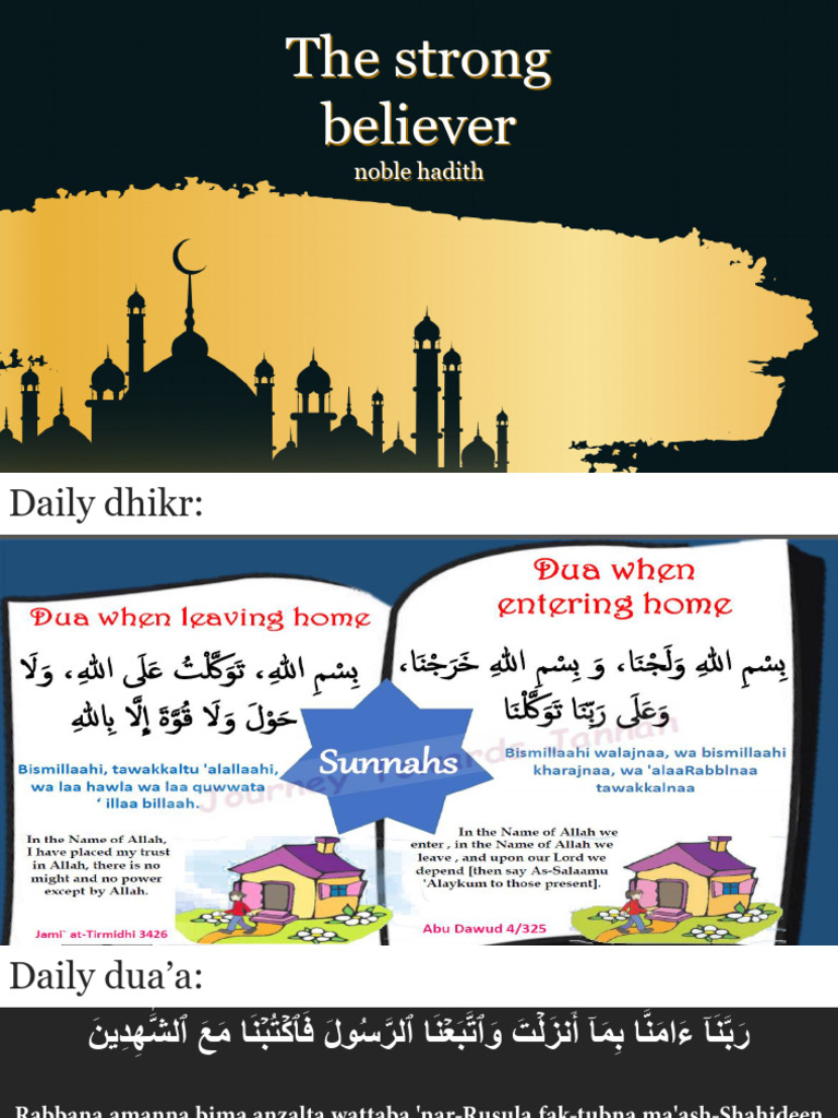 The Strong Believer 1 (1) Islam | PDF