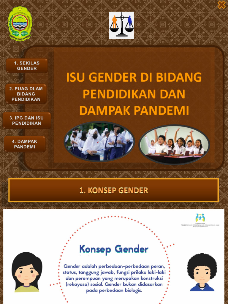 Isu Gender dalam Pendidikan dan Dampak Pandemi | PDF