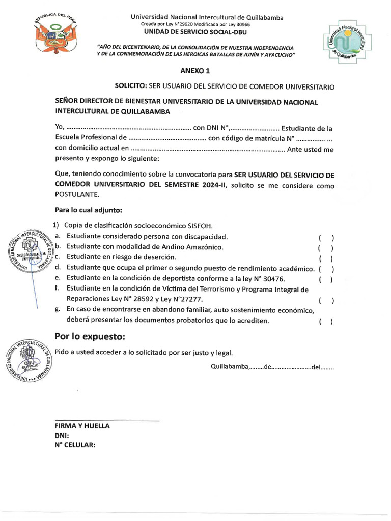Convocatoria 2024 Ii Pdf