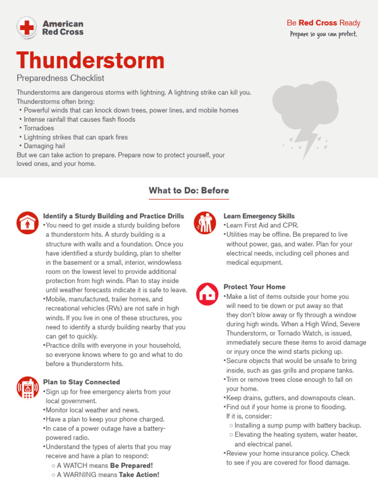 Thunderstorm Pdf