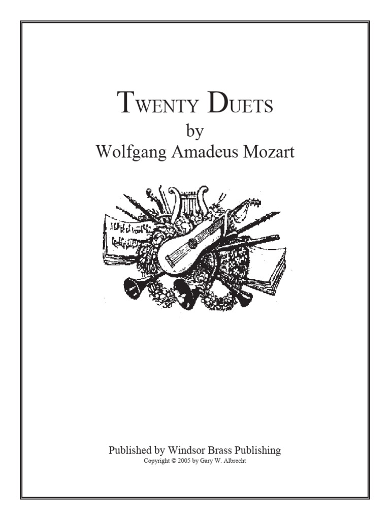 Mozart 20 duets pdf