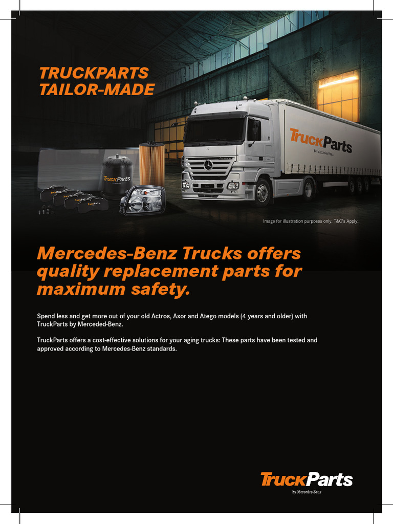 A4 Brochure Truck Parts Pdf