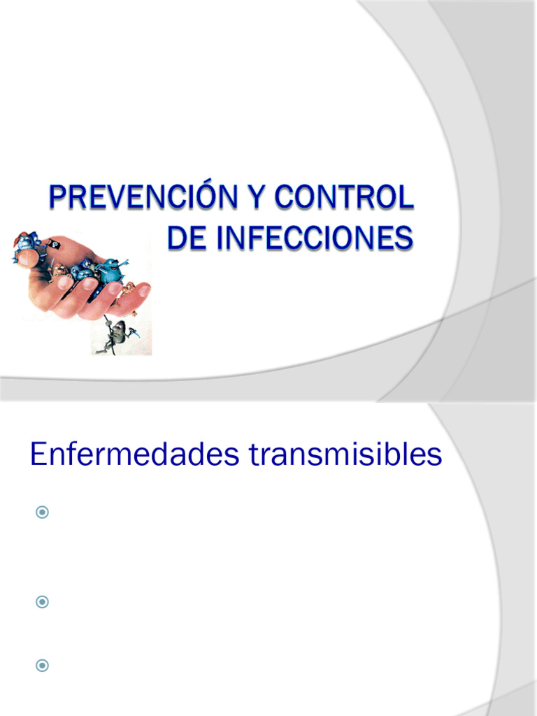 Presentacion Prevencion Y Control De Infecciones Pdf