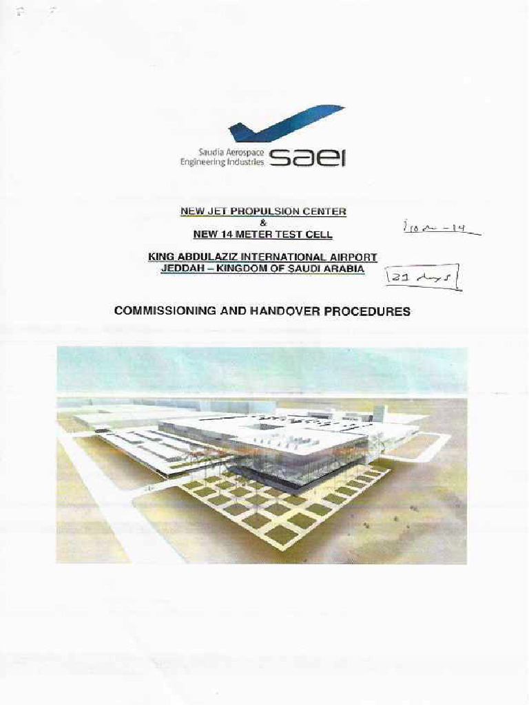 Commissioning and Handover Procedure-SAEI 机棚隔壁项目的 | PDF