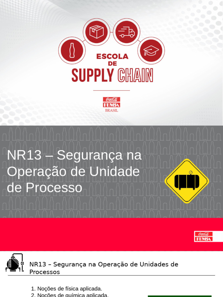 NR13 Formação Op Unid Pro | PDF