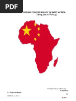 Beijing Foreign Policy in West Africa Finale
