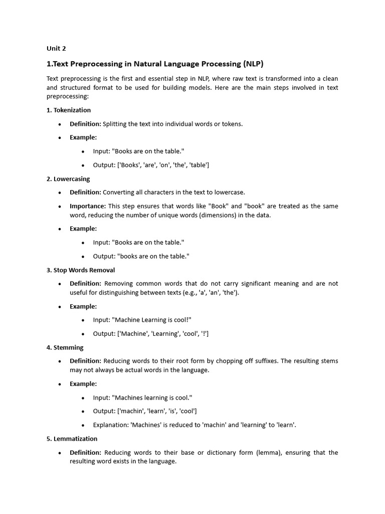 NLP Unit 2 | PDF