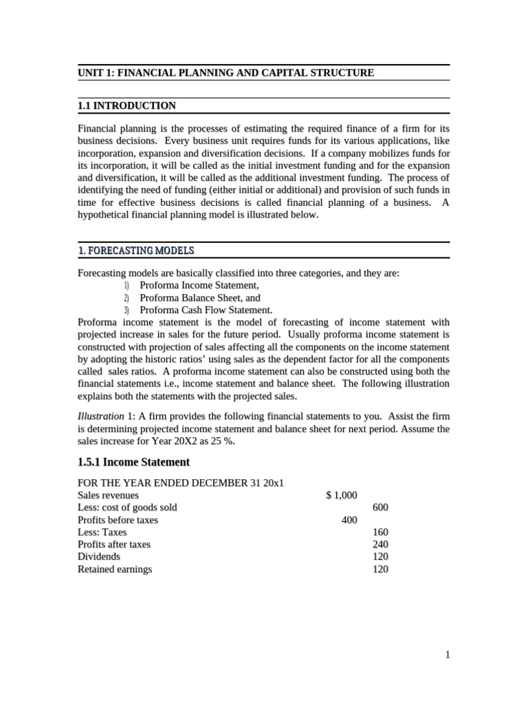 Unit 1 fm ii final 2003 pdf