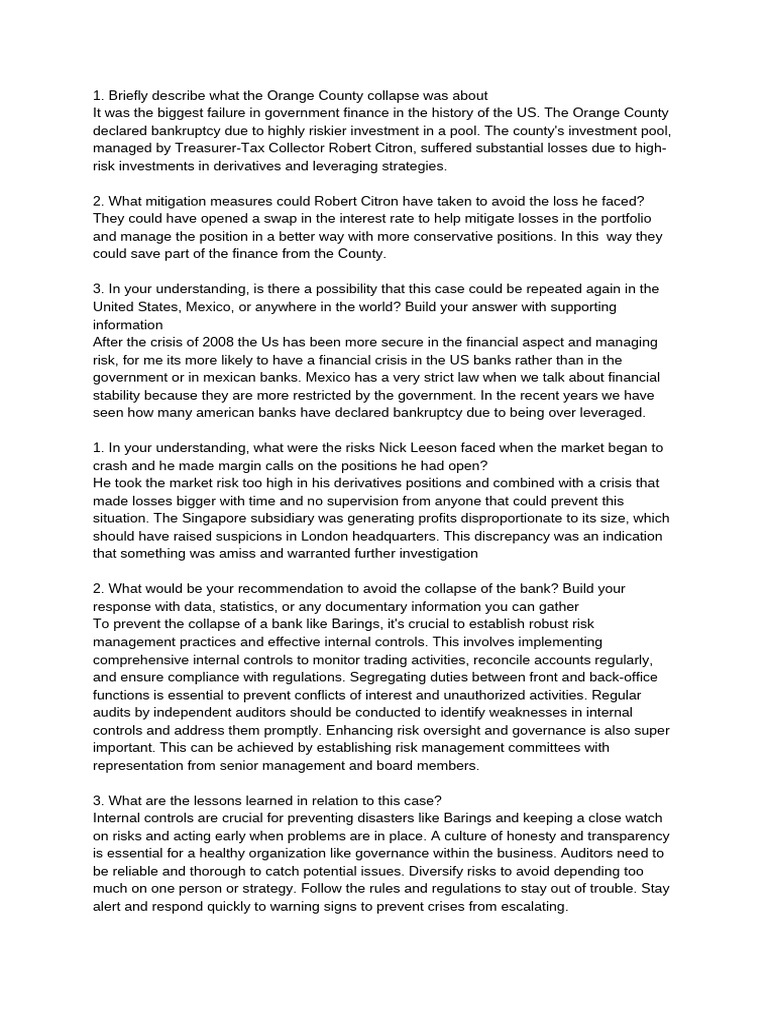 Riesgo y credito tarea pdf