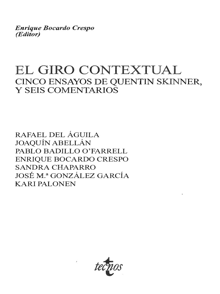 1.2 El Giro Contextual PP 109-125 | PDF