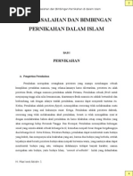 Permasalahan Dan Bimbingan Pernikahan Di Dalam Islam