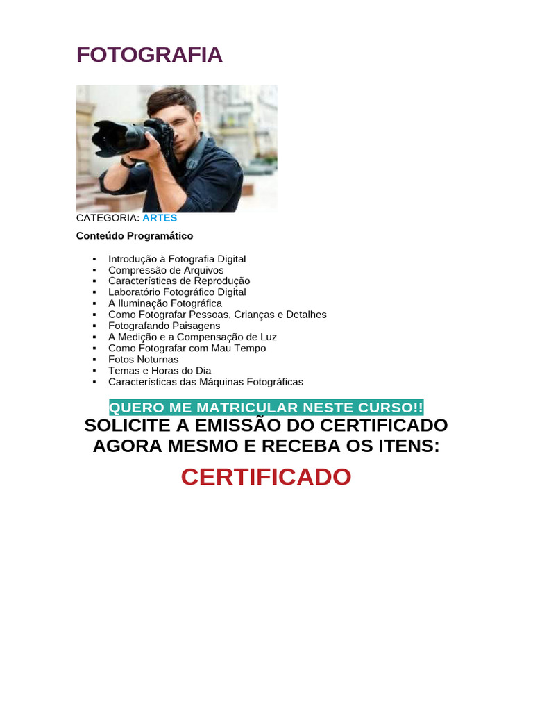 Fotografia Pdf