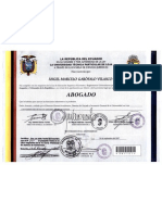 Graduation Document for Law Degree