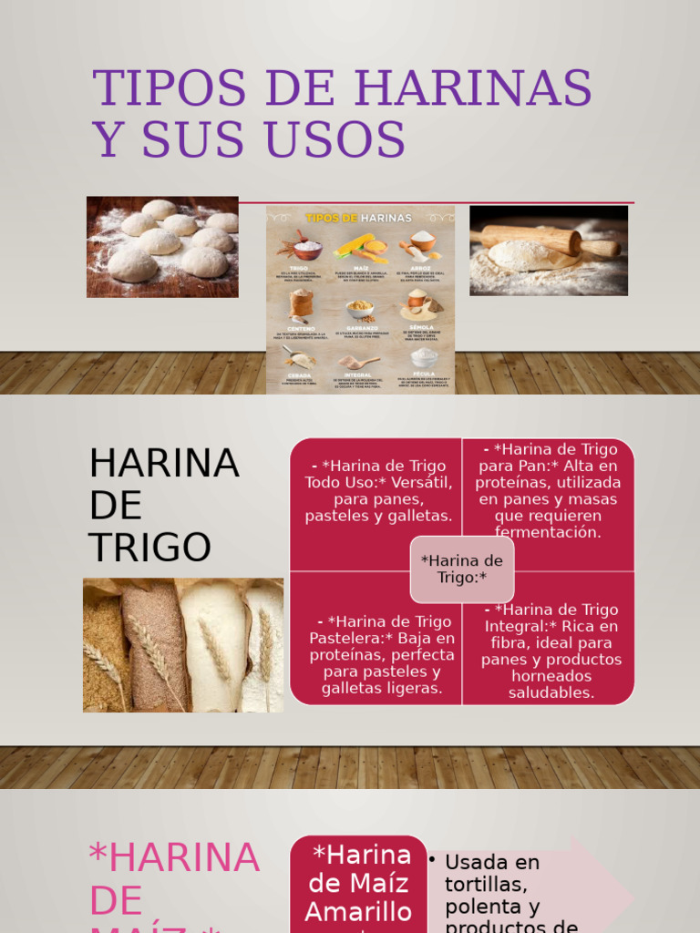 Tipos de Harinas y Sus Usos | PDF
