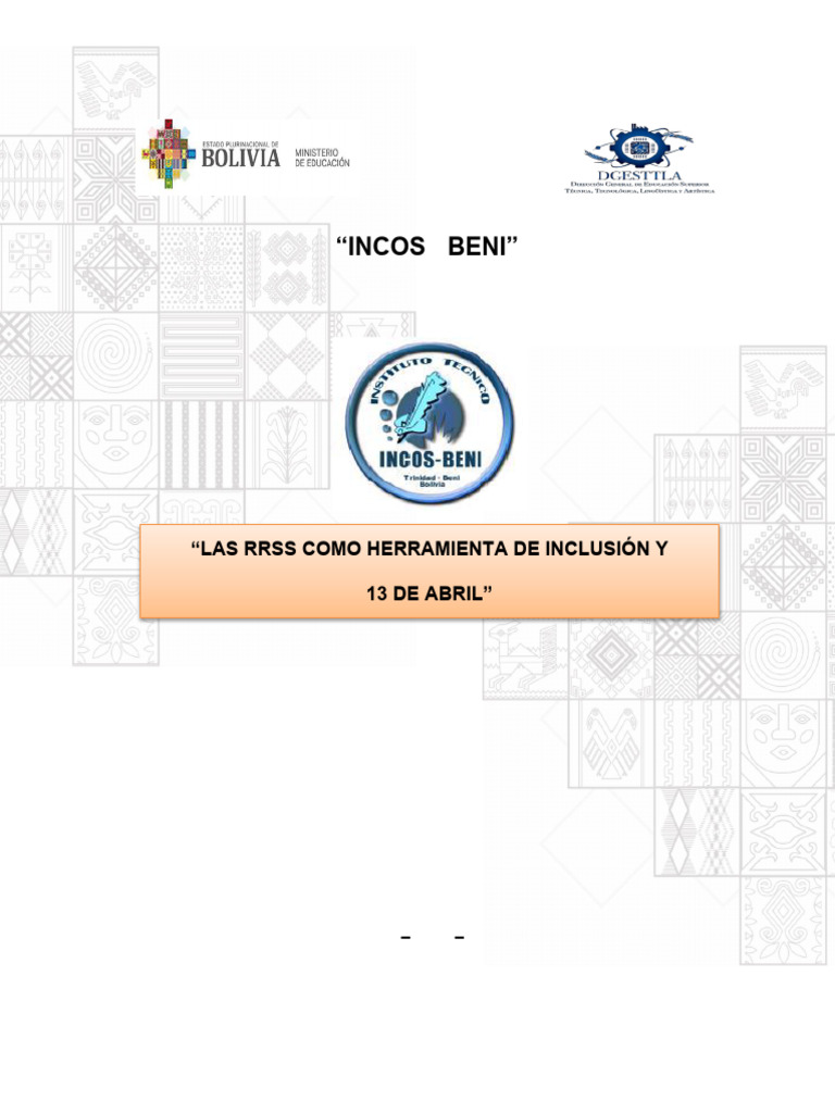Las Rrss Como Herramienta de Inclusión | PDF