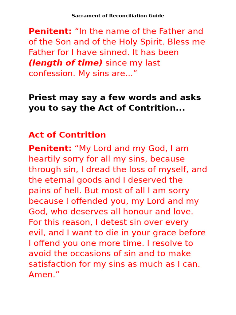 Reconciliation Guide | PDF